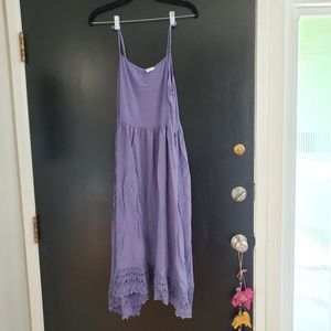 Free people intimately purple slip dress